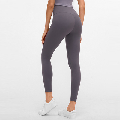 High Waist Stretch Capri Compression Workout Pants Nude 6 Colors XS-XXL